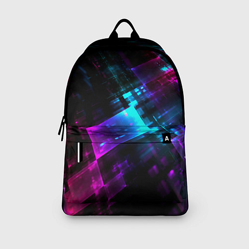 Рюкзак Неоновый киберпанк / 3D-принт – фото 3