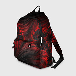 Рюкзак Red vortex pattern, цвет: 3D-принт