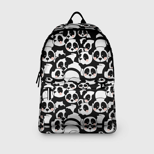 Рюкзак Чёрно-белые панды / 3D-принт – фото 3
