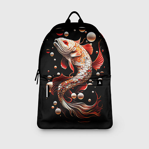 Рюкзак Сказочная рыбка белый дракон / 3D-принт – фото 3