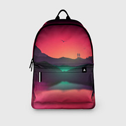 Рюкзак Неоновая природа, цвет: 3D-принт — фото 2