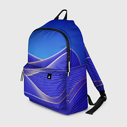 Рюкзак Волновая растровая композиция, цвет: 3D-принт
