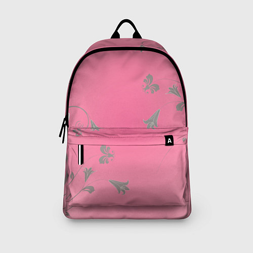 Рюкзак Весенние узорные цветы / 3D-принт – фото 3