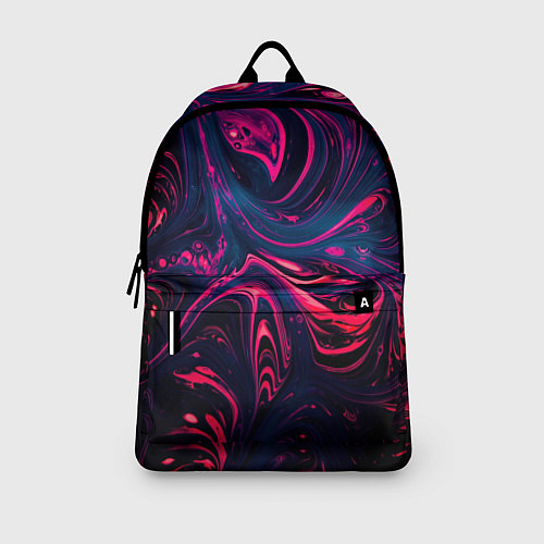 Рюкзак Неоновые краски во тьме / 3D-принт – фото 3