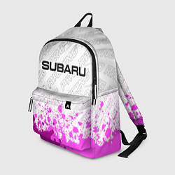Рюкзак Subaru pro racing: символ сверху, цвет: 3D-принт