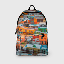 Рюкзак Красочный Камчхон-дон в городе Пусан, цвет: 3D-принт — фото 2