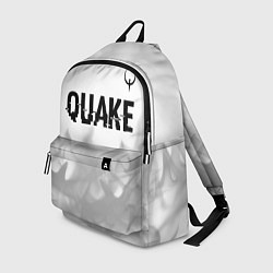 Рюкзак Quake glitch на светлом фоне: символ сверху