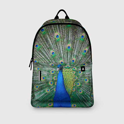 Рюкзак Величественный павлин / 3D-принт – фото 3