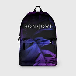 Рюкзак Bon Jovi neon monstera, цвет: 3D-принт — фото 2