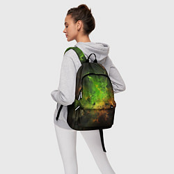 Рюкзак Зеленый туман, цвет: 3D-принт — фото 2