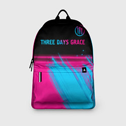 Рюкзак Three Days Grace - neon gradient: символ сверху, цвет: 3D-принт — фото 2