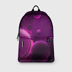 Рюкзак Фиолетовые шары, цвет: 3D-принт — фото 2
