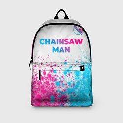 Рюкзак Chainsaw Man neon gradient style: символ сверху, цвет: 3D-принт — фото 2