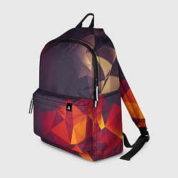 Рюкзак Полигональный узор, цвет: 3D-принт