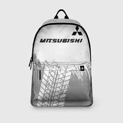 Рюкзак Mitsubishi speed на светлом фоне со следами шин: с, цвет: 3D-принт — фото 2