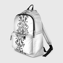 Рюкзак Винтажный узор на белом, цвет: 3D-принт