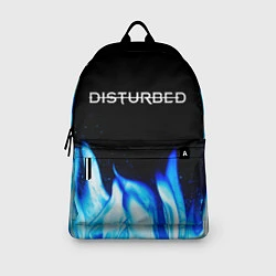 Рюкзак Disturbed blue fire, цвет: 3D-принт — фото 2