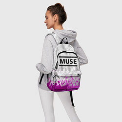 Рюкзак Muse rock legends: символ сверху, цвет: 3D-принт — фото 2