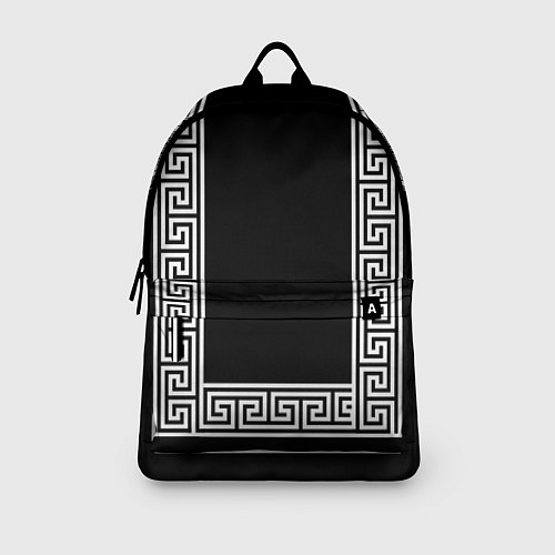 Рюкзак Египетский орнамент на черном фоне / 3D-принт – фото 3