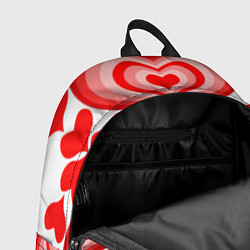 Рюкзак Узор из многих сердечек, цвет: 3D-принт — фото 2