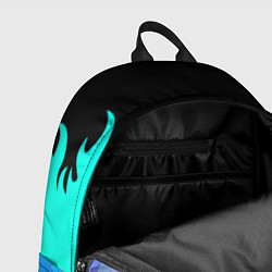 Рюкзак Papa Roach неоновый огонь, цвет: 3D-принт — фото 2