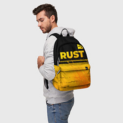 Рюкзак Rust - gold gradient: символ сверху, цвет: 3D-принт — фото 2