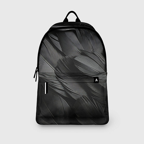 Рюкзак Черные перья ворона / 3D-принт – фото 3