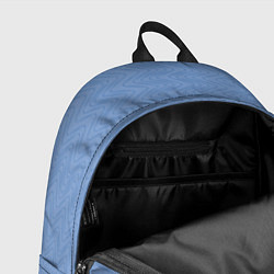 Рюкзак Волны голубой, цвет: 3D-принт — фото 2