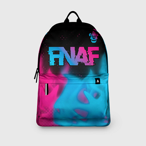 Рюкзак FNAF - neon gradient: символ сверху / 3D-принт – фото 3