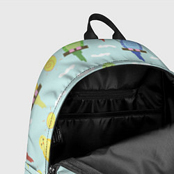 Рюкзак Попугайчики, цвет: 3D-принт — фото 2