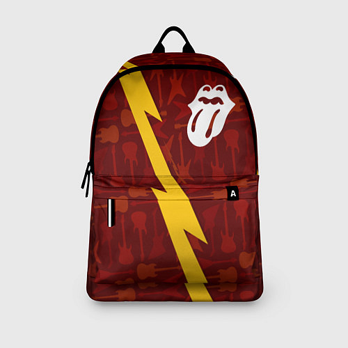 Рюкзак Rolling Stones гитары и молния / 3D-принт – фото 3