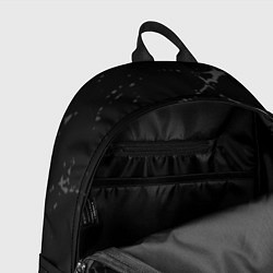 Рюкзак Babymetal glitch на темном фоне: символ сверху, цвет: 3D-принт — фото 2