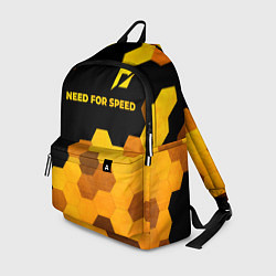Рюкзак Need for Speed - gold gradient: символ сверху, цвет: 3D-принт