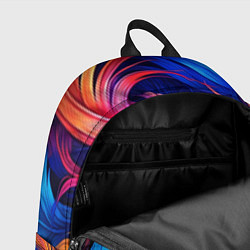 Рюкзак Экзотические перья, цвет: 3D-принт — фото 2