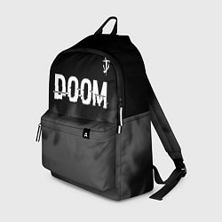 Рюкзак Doom glitch на темном фоне: символ сверху