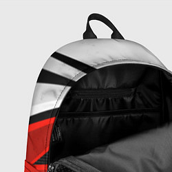 Рюкзак Бело-красная униформа для зала, цвет: 3D-принт — фото 2