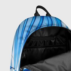 Рюкзак Волнистая полосатая текстура от нейросети, цвет: 3D-принт — фото 2
