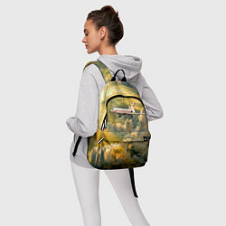 Рюкзак Ту-154 Полет в закате, цвет: 3D-принт — фото 2