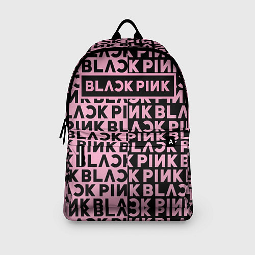Рюкзак Blackpink - pink text / 3D-принт – фото 3