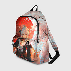 Рюкзак Казуха с зонтиком - Геншин Импакт, цвет: 3D-принт