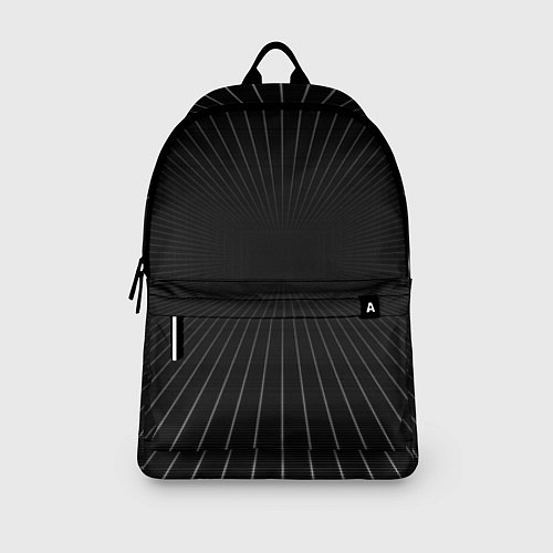 Рюкзак Сетка пространства чёрный фон / 3D-принт – фото 3