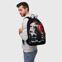 Рюкзак Котик ниндзя - мрачный, цвет: 3D-принт — фото 2