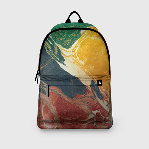 Рюкзак Мраморная радуга / 3D-принт – фото 3