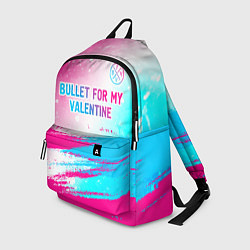 Рюкзак Bullet For My Valentine neon gradient style: симво, цвет: 3D-принт