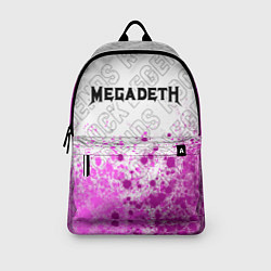 Рюкзак Megadeth rock legends: символ сверху, цвет: 3D-принт — фото 2