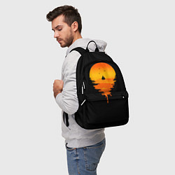 Рюкзак Лавовый закат, цвет: 3D-принт — фото 2