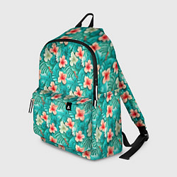 Рюкзак Летние цветочки паттерн, цвет: 3D-принт