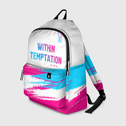 Рюкзак Within Temptation neon gradient style: символ свер, цвет: 3D-принт