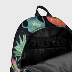 Рюкзак Паттерн из цветочных горшков, цвет: 3D-принт — фото 2
