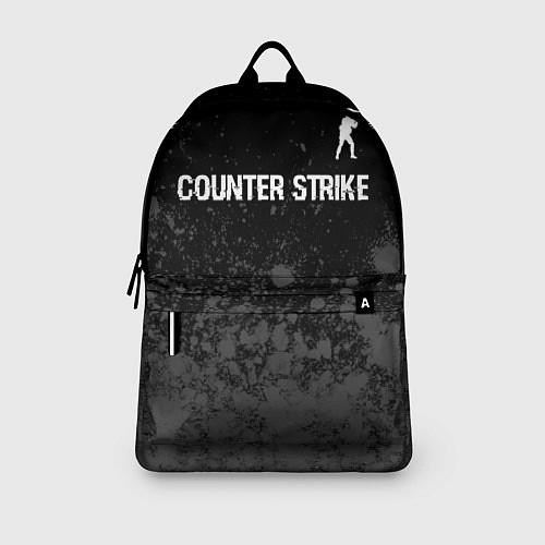 Рюкзак Counter Strike glitch на темном фоне: символ сверх / 3D-принт – фото 3